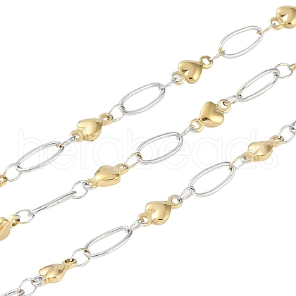 Ion Plating(IP) 304 Stainless Steel Link Chain CHS-H028-07B-GP-1