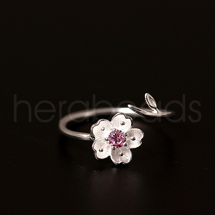 925 Sterling Silver Cuff Rings for Women FS-WGEB1FA-01-1