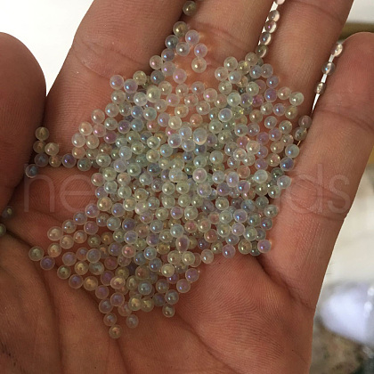 Glass Bubble Beads GLAA-E403-B-01-1