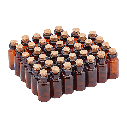 Glass Bottle CON-WH0099-27-1