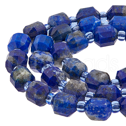 SUPERFINDINGS 1 Strand Natural Lapis Lazuli Beads Strands G-FH0002-23-1