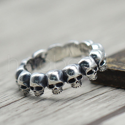 Skull Head Alloy Finger Rings FS-WGF71B4-04-1