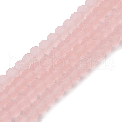 Transparent Glass Beads Strands X1-EGLA-A034-T6mm-MD22-1