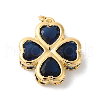Rack Plating Brass Pendants KK-U022-02A-G-1