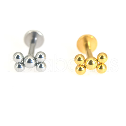 316L Surgical Stainless Steel & G23 Titanium Labrets for Women Men WG3A239-31-1