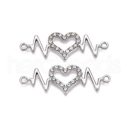 Alloy Rhinestone Links connectors ALRI-S171-08-1