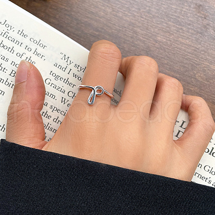 S925 Stainless Steel Cuff Rings for Women FS-WG79458-12-1