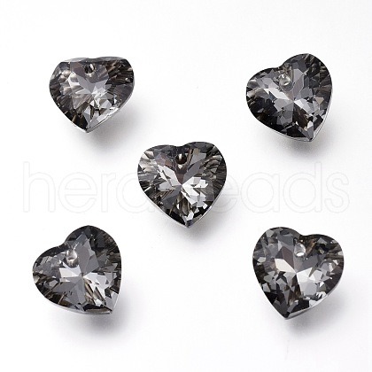 Glass Rhinestone Pendants RGLA-A024-A02-001SN-1