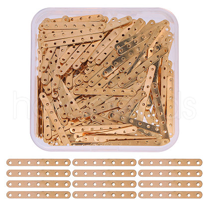 CHGCRAFT 200Pcs Iron Spacer Bar FIND-CA0009-73LG-1