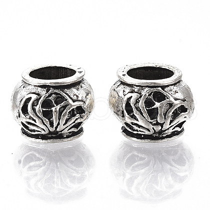 Tibetan Style Alloy Beads TIBE-R317-056AS-LF-1