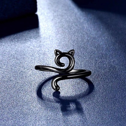 Alloy Open Cuff Rings for Women FS-WG27D4E-02-1