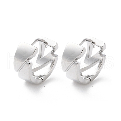 Rack Plating Brass Hoop Earrings EJEW-S241-14P-1