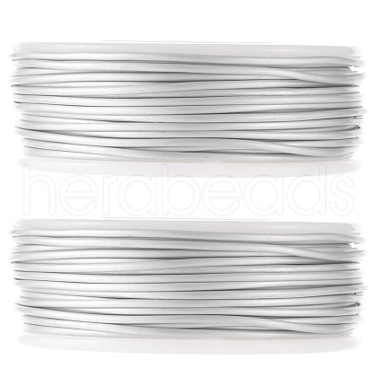 SUNNYCLUE 2 Rolls Matte Aluminum Wire AW-SC0001-01-1