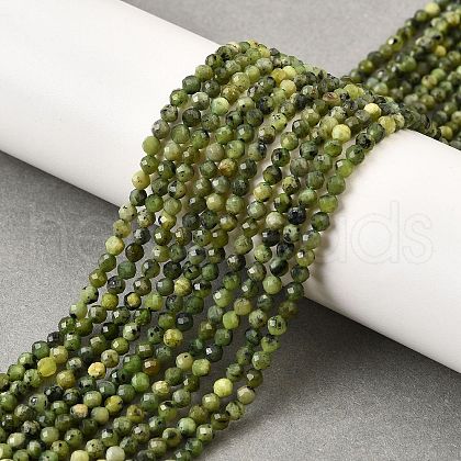 Natural Canadian Jade Beads Strands G-G259-D01-3mm-1