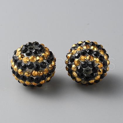 Resin Rhinestone Beads RESI-TAC0004-28C-1