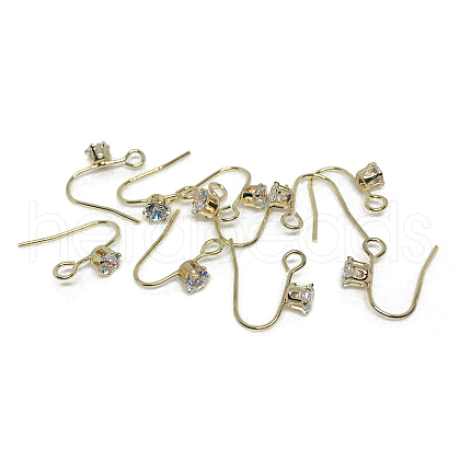 Brass Earring Hooks FIND-SZC0013-376-1