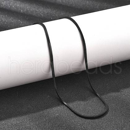 2MM 304 Stainless Steel Square Snake Chain Necklaces for Women NJEW-B131-01A-EB-1