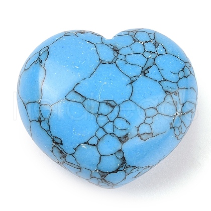 Mother's Day Gifts Synthetic Turquoise Thumb Massage Stone G-I367-06P-1