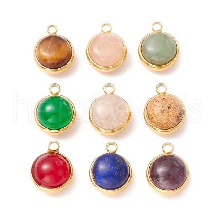 Natural Mixed Stone Pendants G-K325-02G-1