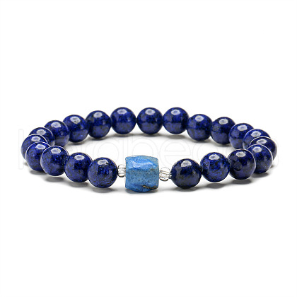Natural & Dyed Jade Round Beaded Bracelets ST1579466-1