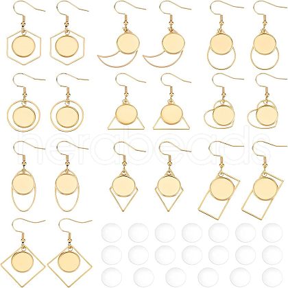 Unicraftale Dangle Earrings DIY Making Kit STAS-UN0030-99-1