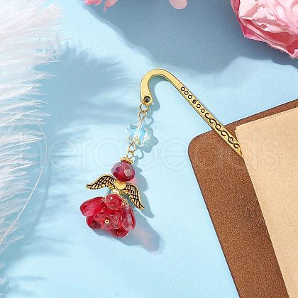 Alloy Hook Bookmarks AJEW-MZ00005-02-1