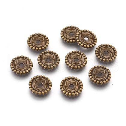 Tibetan Style Spacer Beads TIBE-47916-AB-FF-1