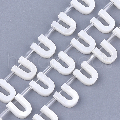 Natural Freshwater Shell Beads SHEL-T012-59U-1