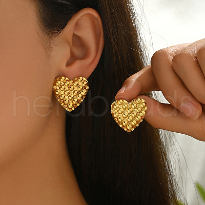 Stylish Stainless Steel Stud Earrings BF9813-5-1
