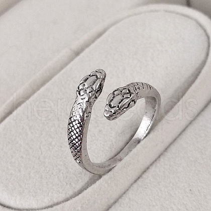Tibetan Style Alloy Cuff Rings FS-WGA06B7-05-1