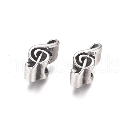 304 Stainless Steel European Beads STAS-P173-146AS-1