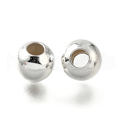 Brass Smooth Round Beads EC400-4S-1