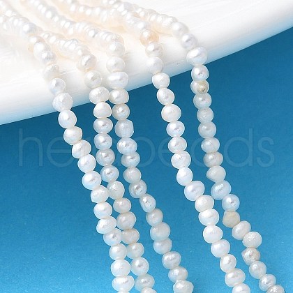 Natural Cultured Freshwater Pearl Beads Strands PEAR-I007-07B-02A-1