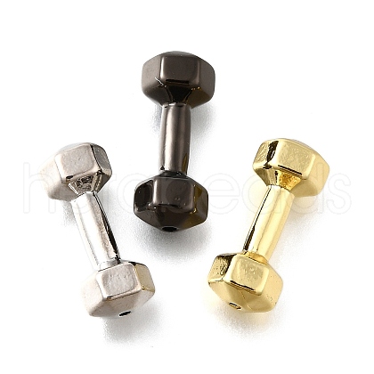 3Pcs 3 Colors Brass Beads KK-XCP0001-97-1