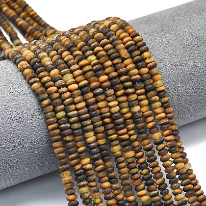 Natural Tiger Eye Beads Strands G-P575-A05-4x2mm-01-1