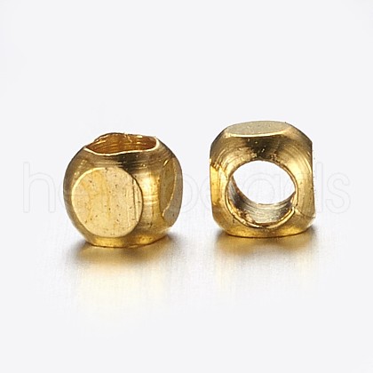 Brass Beads KK-D526-41B-1