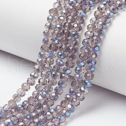 Electroplate Glass Beads Strands EGLA-A034-T4mm-I11-1