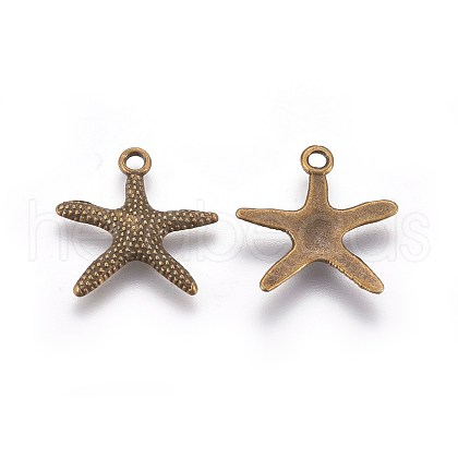 Tibetan Style Alloy Pendants TIBEP-EA306YKG-AB-FF-1