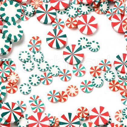 Christmas Theme Handmade Polymer Clay Cabochons CLAY-Q004-29A-1