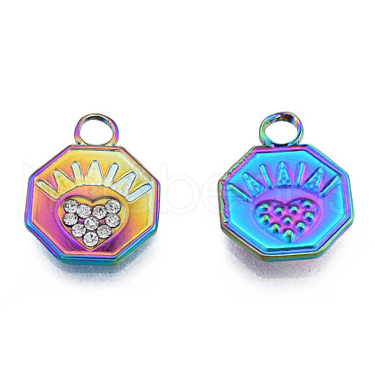 304 Stainless Steel Pendants STAS-N098-154M-1