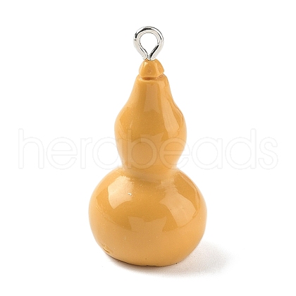 Opaque Resin Pendants RESI-G107-04D-1