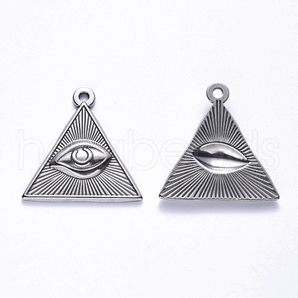 Non-Tarnish 304 Stainless Steel Pendants STAS-S113-008-1