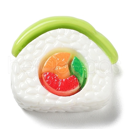 Opaque Resin Decoden Cabochons RESI-G071-02B-1