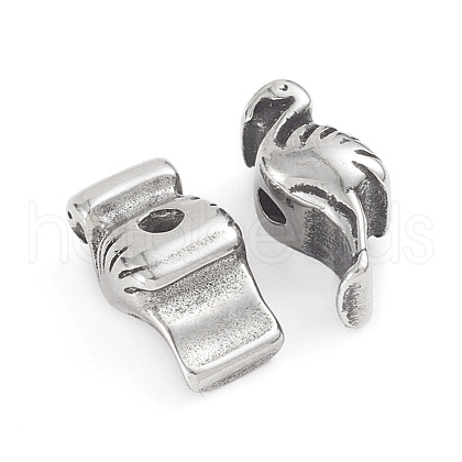 304 Stainless Steel Beads STAS-G222-08AS-1