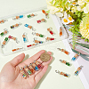 SUNNYCLUE 30Pcs Glass Bottle with Glass Seed Beads European Dangle Charms FIND-SC0012-99-3