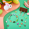 100Pcs 10 Colors Synthetic Turquoise Beads G-TA0002-14-7
