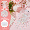HOBBIESAY 100Pcs Spray Painted Glass Beads GLAA-HY0001-40-5