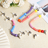 BENECREAT 12Pcs Stainless Steel Mini Spring Bead Clamps for Beading Jewelry Making TOOL-BC0002-50-4