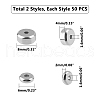 Unicraftale 304 Stainless Steel Spacer Beads STAS-UN0010-17-3