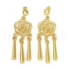 Bohemia Zinc Alloy Clip-on Earrings EJEW-C089-01E-G-1
